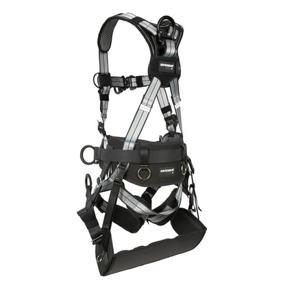 PRO+ Slate Tower Construction Harness: Alu 3D, Alu QC Chest, Alu FD, TB Legs, Tower Seat - Image 3