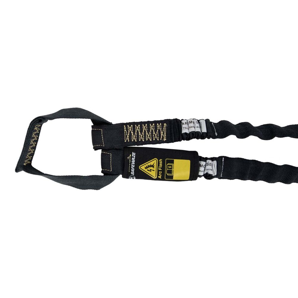 Arc Flash 6' Internal Energy Absorbing Lanyard: Aramid, Dual Leg, Soft Loop, Alu Snap Hook - Image 2