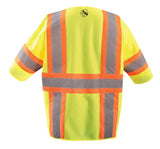 Mesh Self-Extinguishing Two-Tone Vest W/Quick Release Zipper