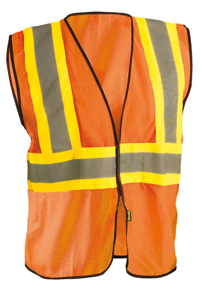 High-Visibility Value Mesh Two-Tone Safety Vest - ECO-GC2T