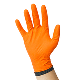 Uniseal® OPTIMUS™ PRO – ORANGE & BLACK Specialty Colored Nitrile Exam Gloves