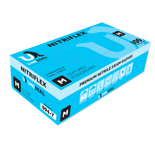 Uniseal® Nitriflex® Nitrile Exam Gloves – Nitrile Powder-Free