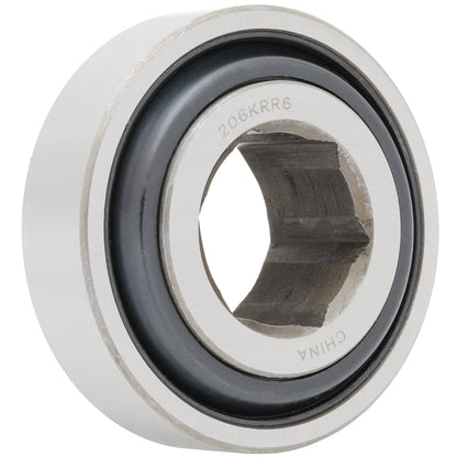 206KRR6 - Agricultural Bearing, 1.001 in Bore (ID) - Hex Bore