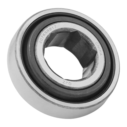 207KRRB17 - Agricultural Bearing, 1.25 in Bore (ID) - Hex Bore