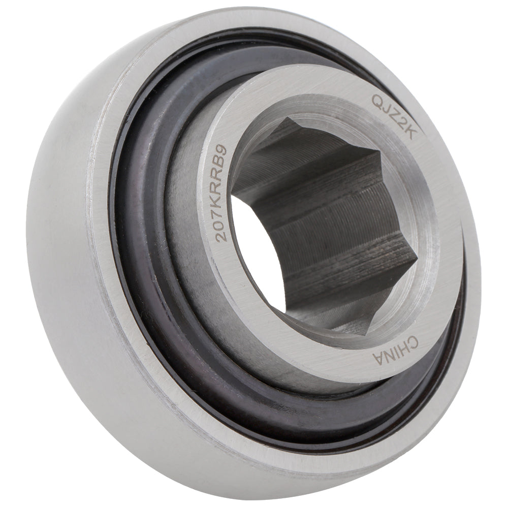 207KRRB9 - Agricultural Bearing, 1.126 in Bore (ID) - Hex Bore
