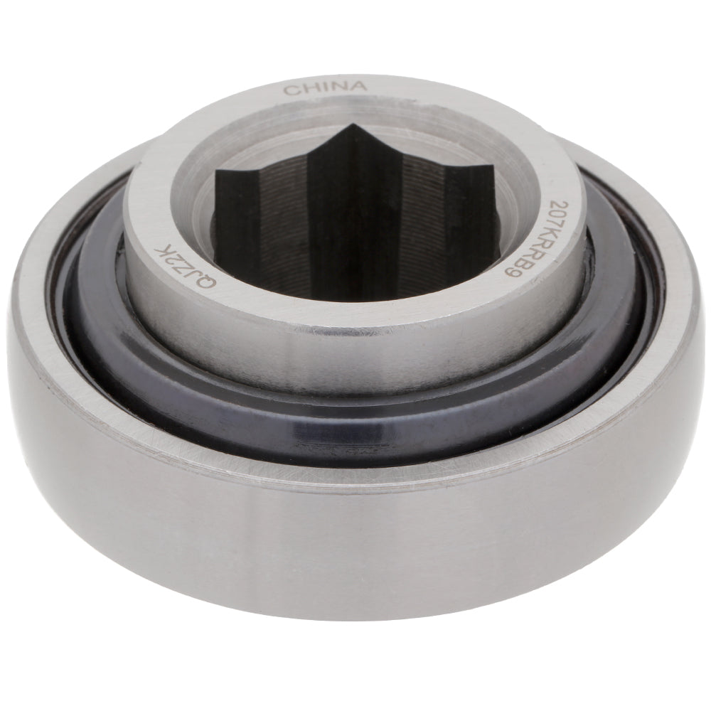 207KRRB9 - Agricultural Bearing, 1.126 in Bore (ID) - Hex Bore