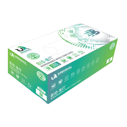 Uniseal®  BIO-NIT® – Biodegradable Nitrile Exam Powder-Free Gloves