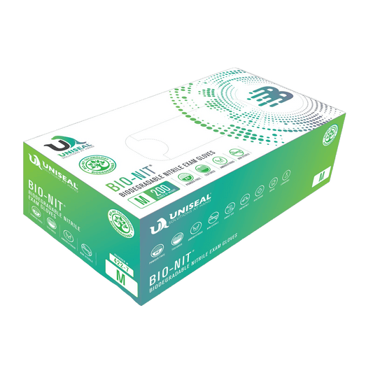 Uniseal®  BIO-NIT® – Biodegradable Nitrile Exam Powder-Free Gloves