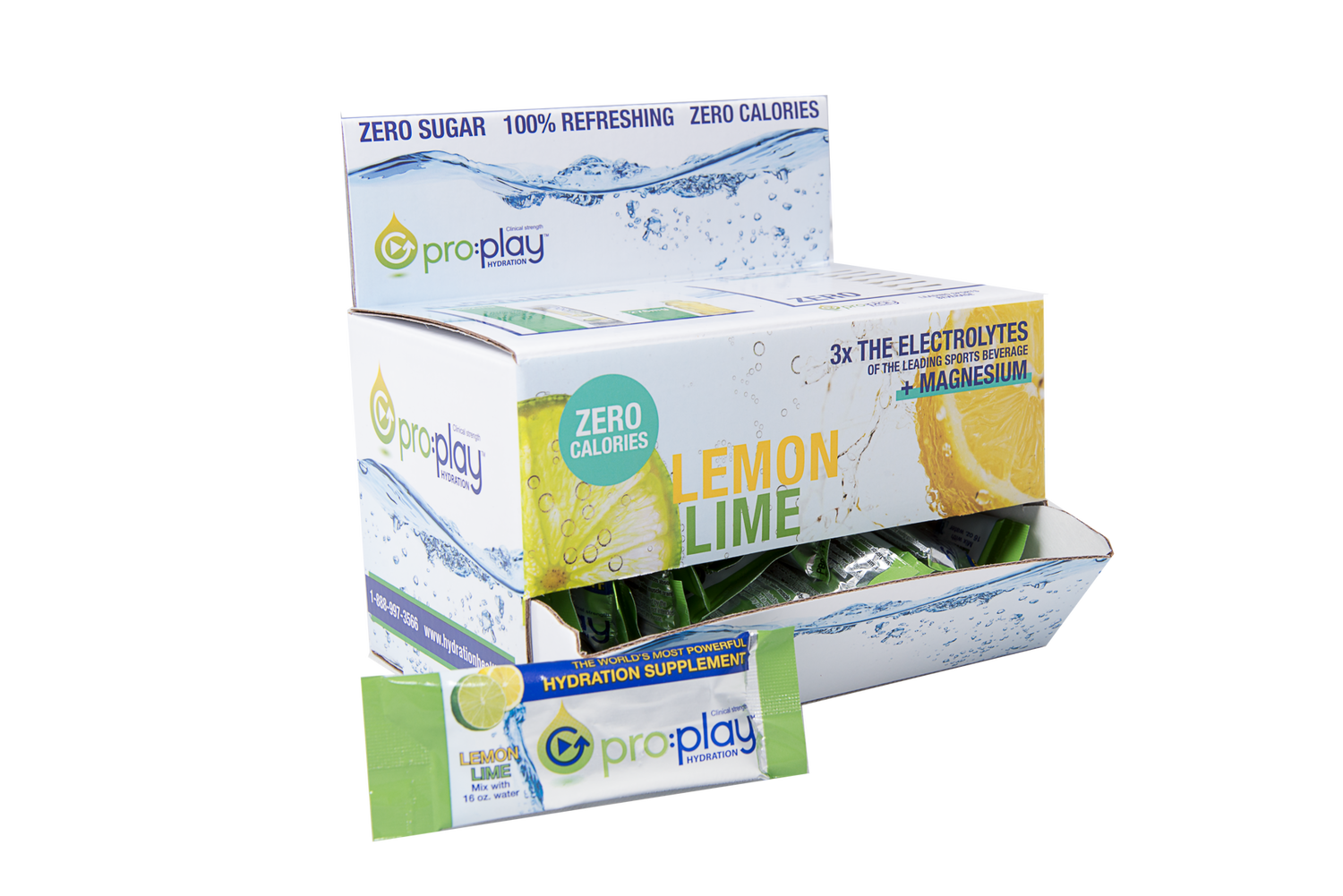NEW Flavor! pro:play® with Magnesium+ZERO Sugar=100% Delicious