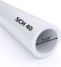 VENTRAL Schedule 40 PVC Pipe 2 1/2 Inch (2.875 OD), White, Cut Lengths for Plumbing, Landscape, Pool, Spa