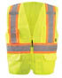 Mesh Two-Tone Surveyor X-Back Vest W/Zipper ECO-ATRNSMX
