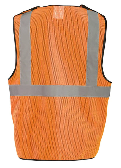 High-Visibility Value Mesh 5-Point Break-Away Safety Vest ECO-GCB