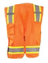 High Visibility Value Two-Tone Surveyor Solid Vest -ECO-ATRANS