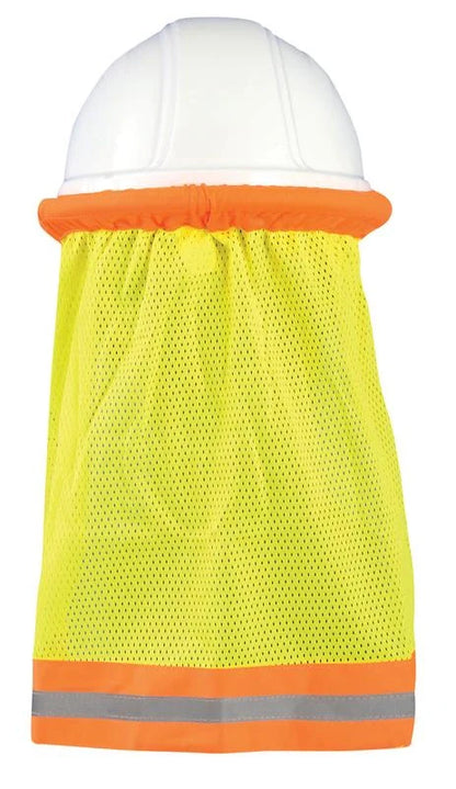 High Visibility Mesh Hard Hat Shade