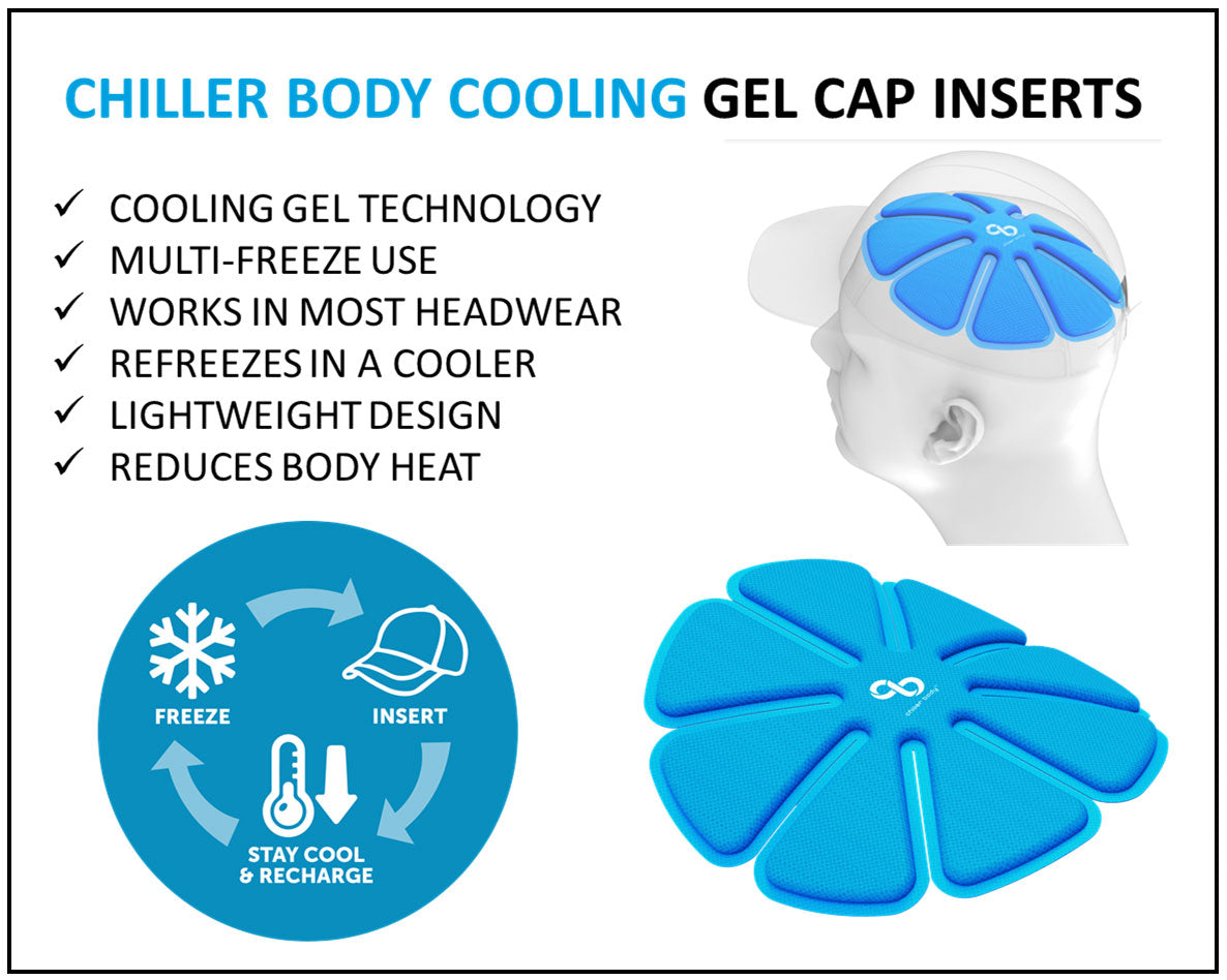 ChillerBody™ Cooling Hat Inserts