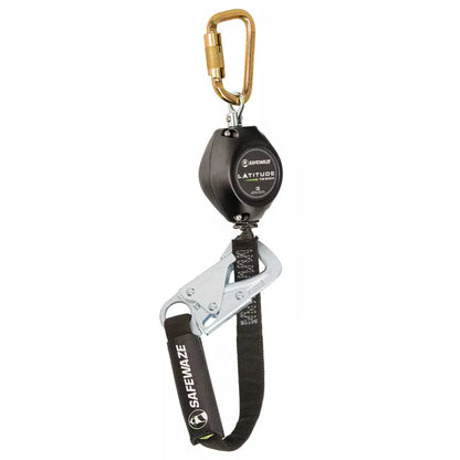 Latitude HD 7' Single Web SRL-P: Carabiner, 20" Tie-Back, Tie-Back Snap Hook