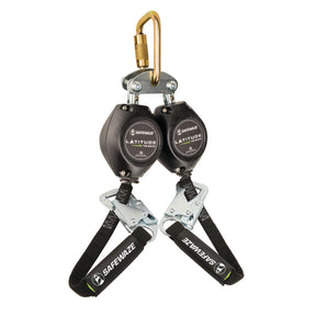 Latitude HD 7' Dual Web SRL-P: FS-EX313, Carabiner, 20" Tie-back, Tie-Back Snap Hooks