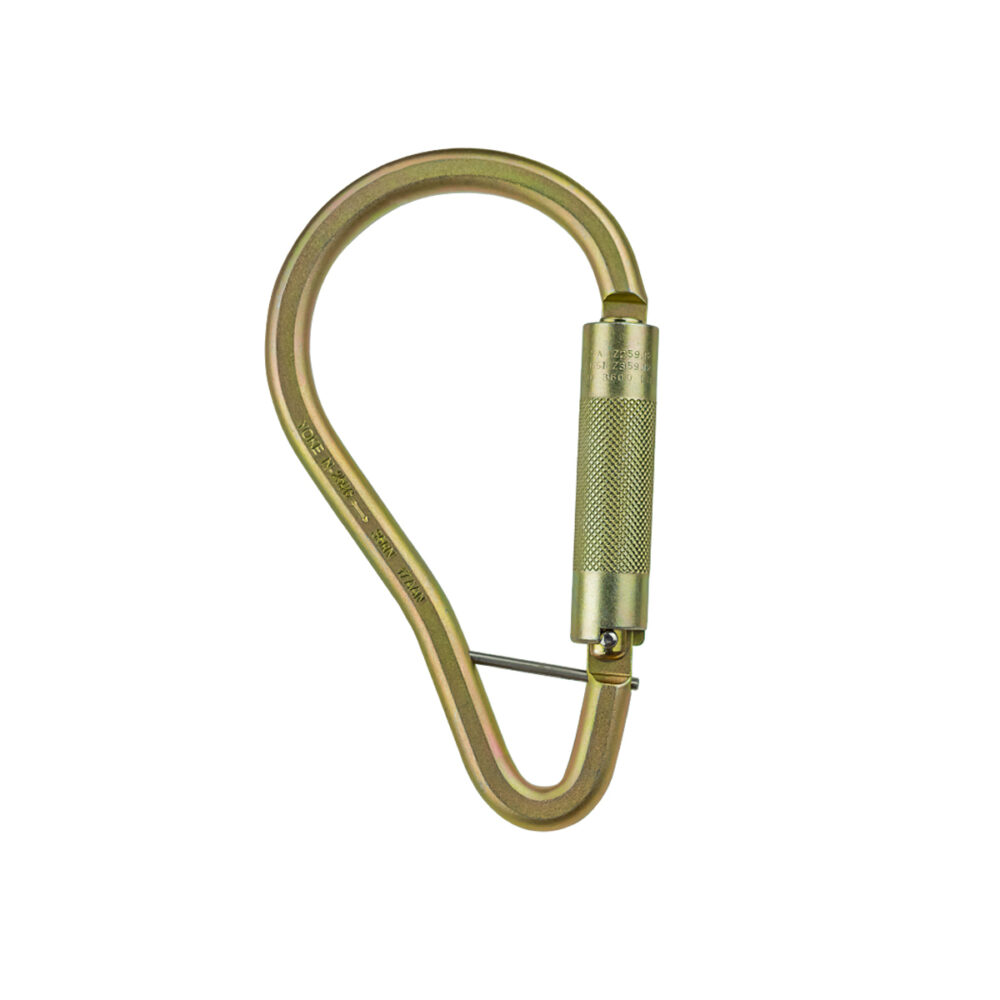 Steel Boa Carabiner w/captive pin