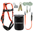 V-Line Bag Roof Kit: FS99280-E Harness, FS700-50 VLL, FS1118-DC Grab, FS88560-E Lanyard, FS870 Anchor, FS8185 Bag