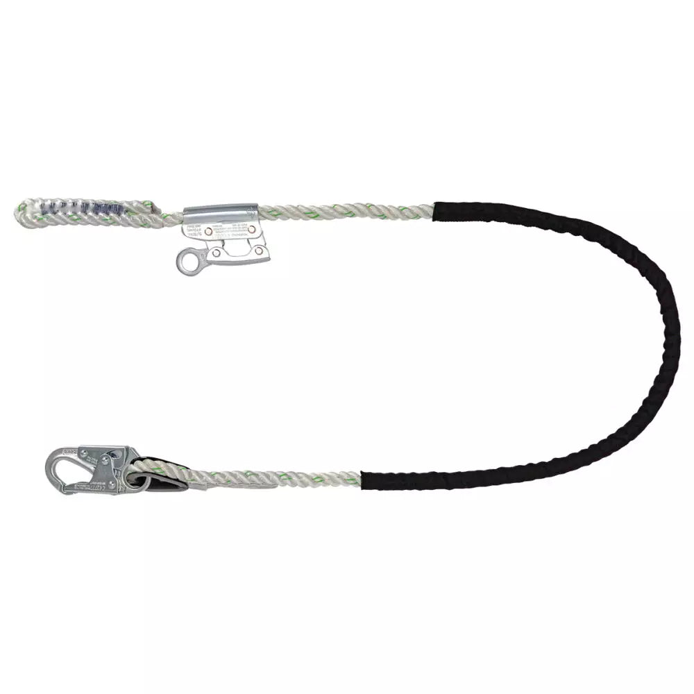 6' Rope Positioning Assembly: Rope Ascender, Snap Hook