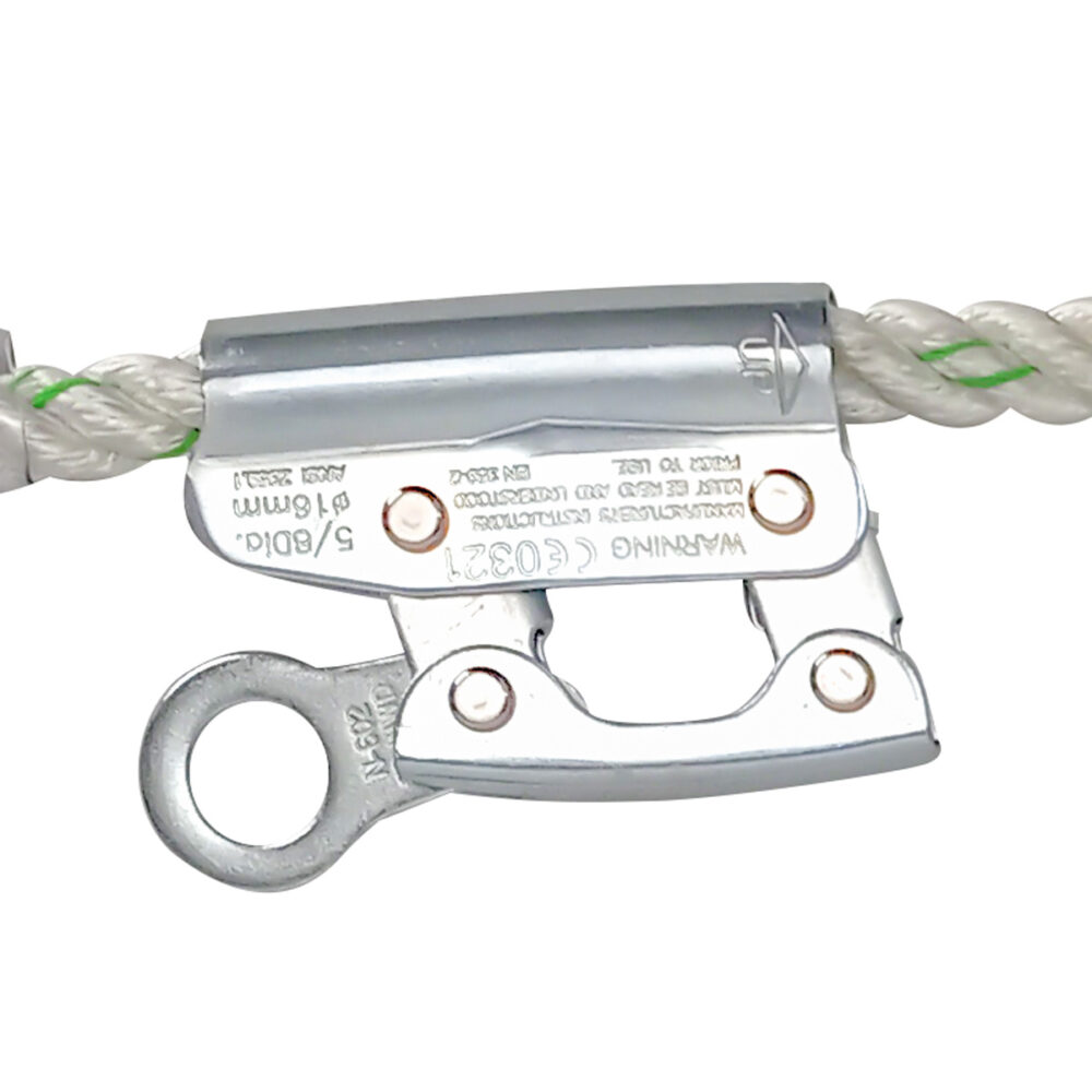 6' Rope Positioning Assembly: Rope Ascender, Snap Hook - Image 3