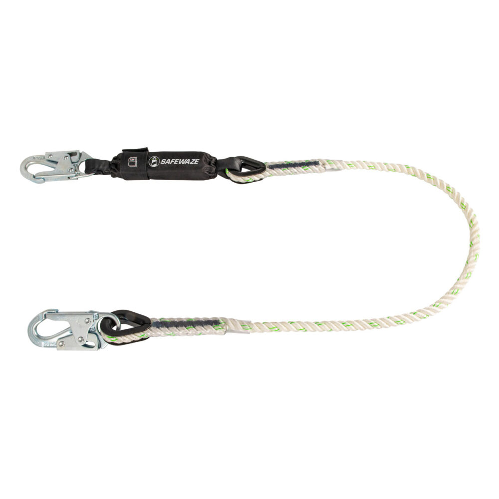 PRO 6' Rope Energy Absorbing Lanyard: Snap Hook