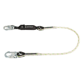 PRO 6' Rope Energy Absorbing Lanyard: Snap Hook