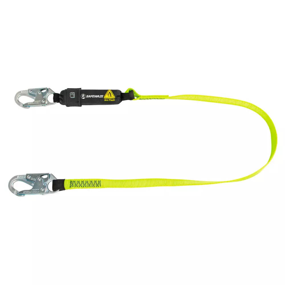 Arc Flash 6' Energy Absorbing Lanyard: Snap Hook