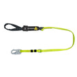 Arc Flash 4'-6' Adjustable Energy Absorbing Lanyard: Snap Hook, Soft Loop