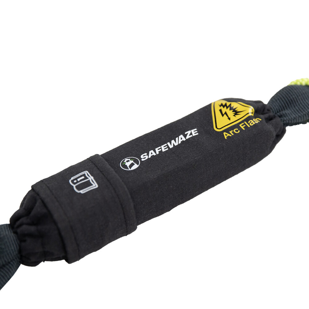 Arc Flash 4'-6' Adjustable Energy Absorbing Lanyard: Snap Hook, Soft Loop - Image 3