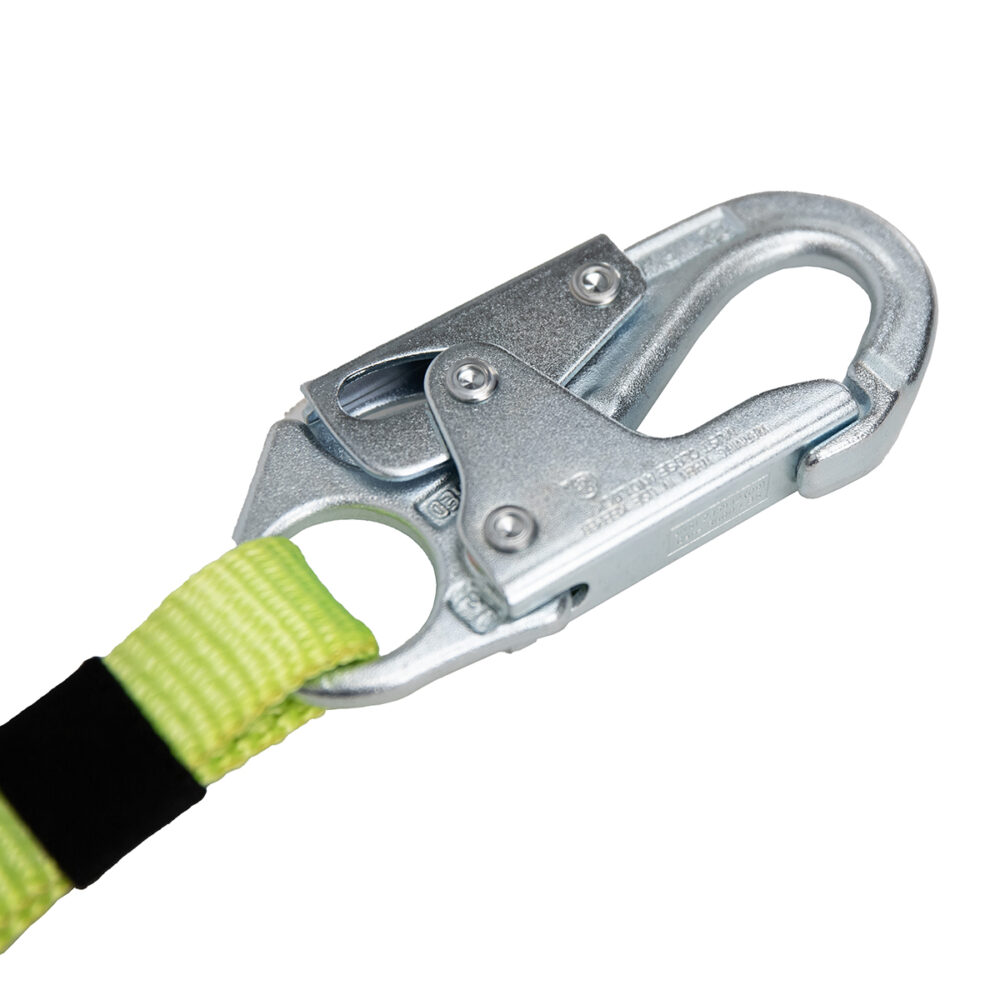 Arc Flash 4'-6' Adjustable Energy Absorbing Lanyard: Snap Hook, Soft Loop - Image 4