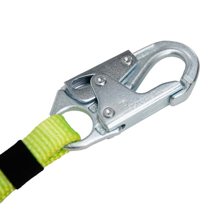 Arc Flash 4'-6' Adjustable Energy Absorbing Lanyard: Snap Hook, Soft Loop - Image 4