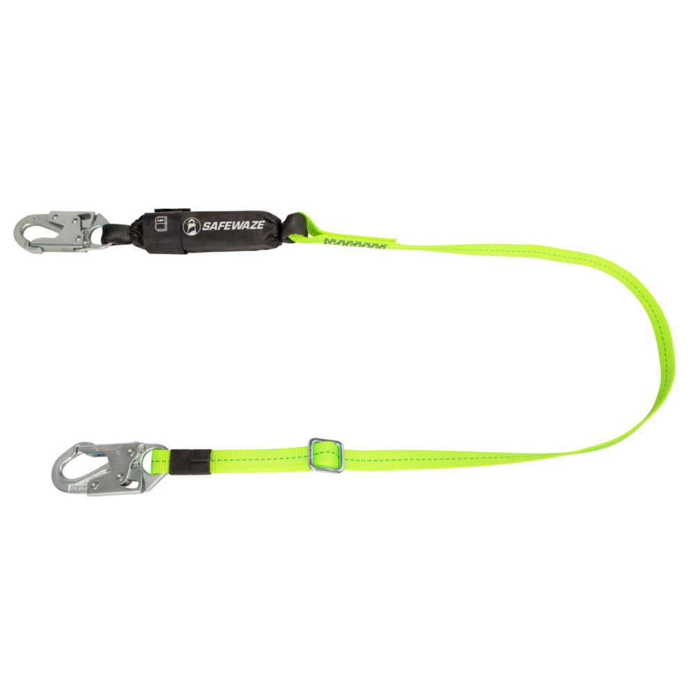 PRO 4'-6' Adjustable Energy Absorbing Lanyard: Snap Hook
