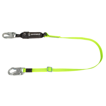 PRO 4'-6' Adjustable Energy Absorbing Lanyard: Snap Hook