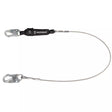 PRO 6' Cable Energy Absorbing Lanyard: Snap Hook