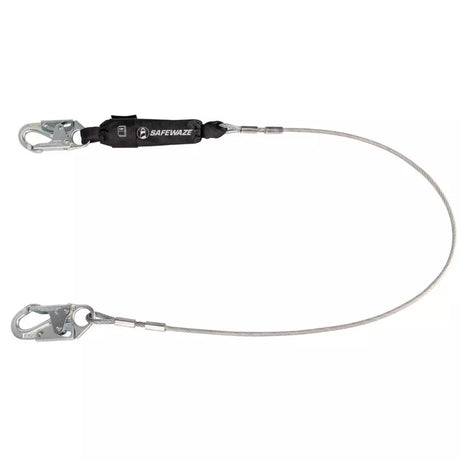 PRO 6' Cable Energy Absorbing Lanyard: Snap Hook