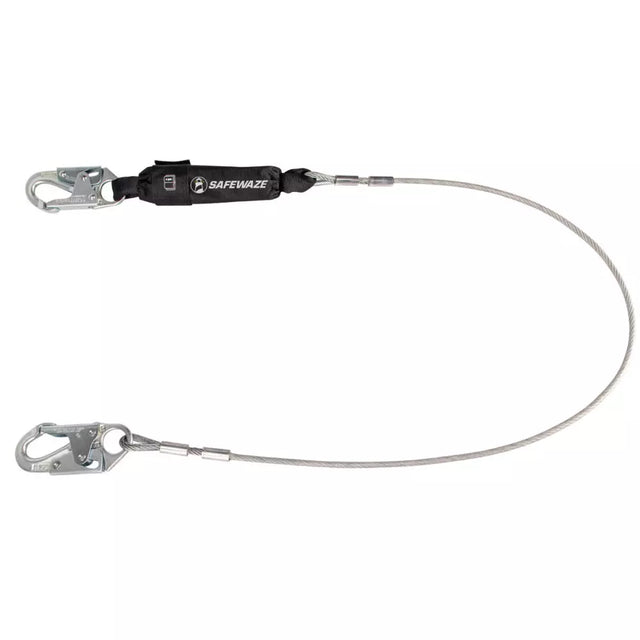 PRO 6' Cable Energy Absorbing Lanyard: Snap Hook