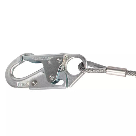 PRO 6' Cable Energy Absorbing Lanyard: Dual Leg, Snap Hooks - Image 3