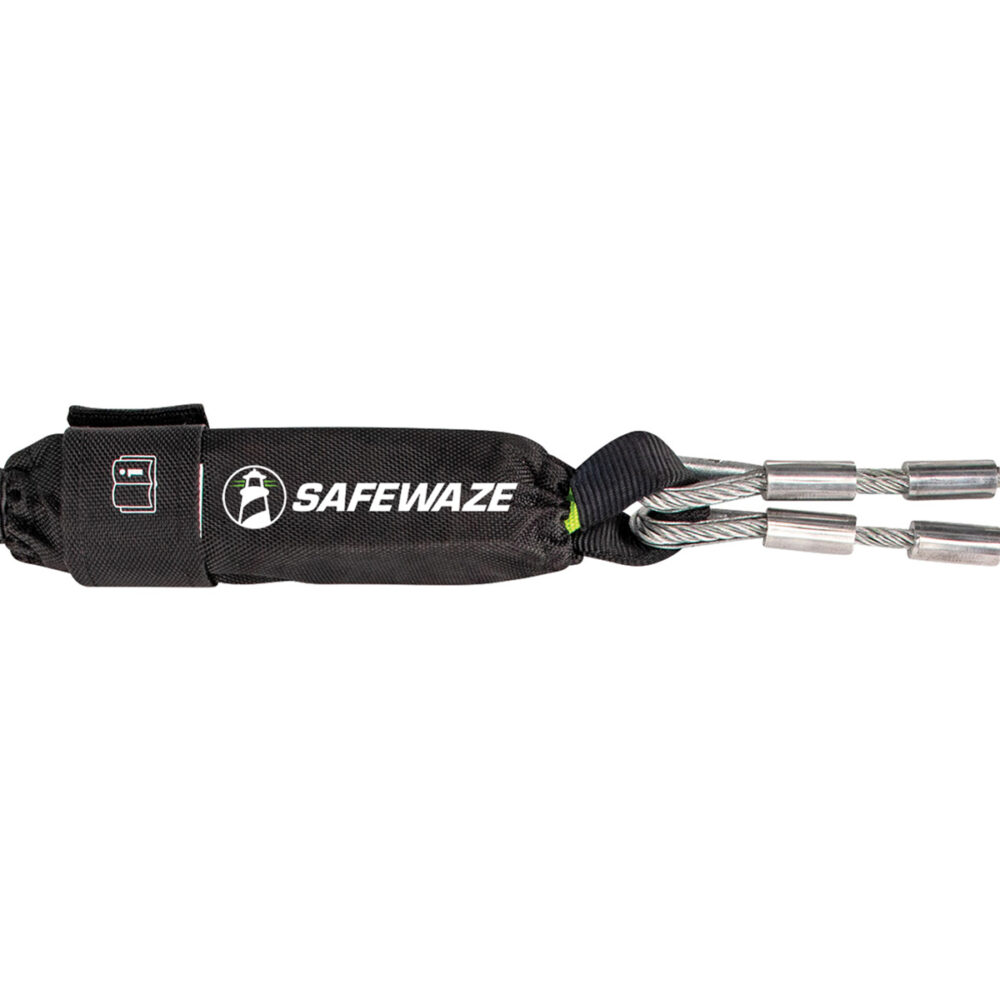 PRO 6' Cable Energy Absorbing Lanyard: Dual Leg, Snap Hooks - Image 2