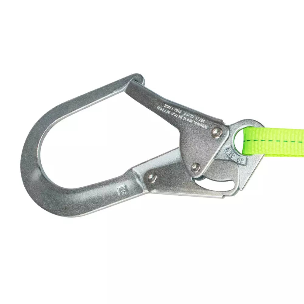 PRO 4'-6' Adjustable Energy Absorbing Lanyard: Rebar Hook - Image 3