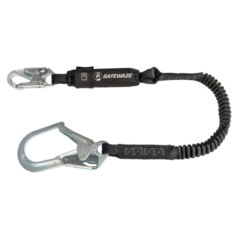 PRO 6' Stretch Energy Absorbing Lanyard: Rebar Hook