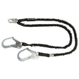 PRO 6' Internal Energy Absorbing Lanyard: Dual Leg, Rebar Hooks