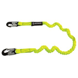 PRO 6' Stretch Internal Energy Absorbing Lanyard: Alu Snap Hook