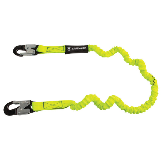 PRO 6' Stretch Internal Energy Absorbing Lanyard: Alu Snap Hook