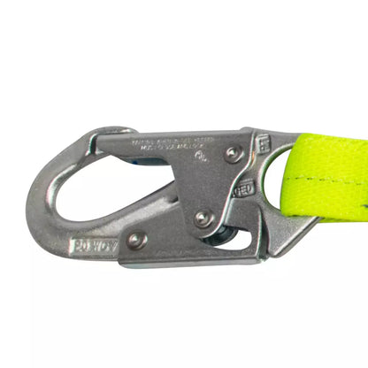 PRO 6' Stretch Internal Energy Absorbing Lanyard: Dual Leg, Snap Hooks - Image 3