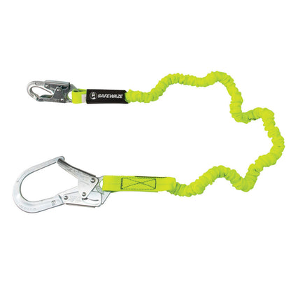 PRO 6' Stretch Internal Energy Absorbing Lanyard: Rebar Hook