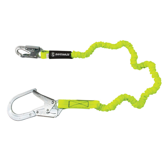 PRO 6' Stretch Internal Energy Absorbing Lanyard: Rebar Hook