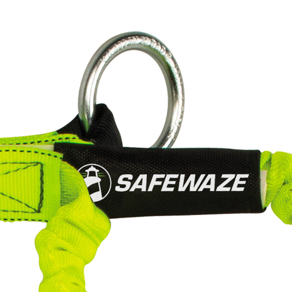 PRO 6' Stretch Internal Energy Absorbing Lanyard: Dual Leg, O-Ring, Rebar Hooks - Image 3