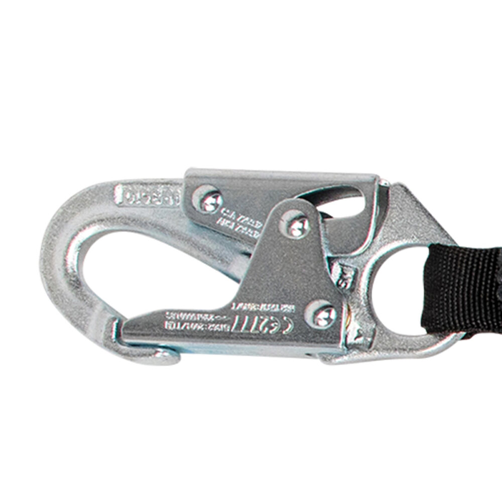 Welding 6' Energy Absorbing Lanyard: Dual Leg, Snap Hooks - Image 2