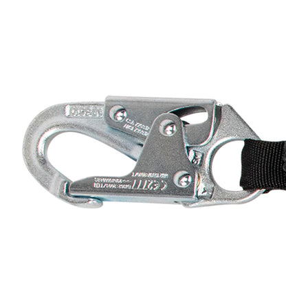 Welding 6' Energy Absorbing Lanyard: Dual Leg, Snap Hooks - Image 2